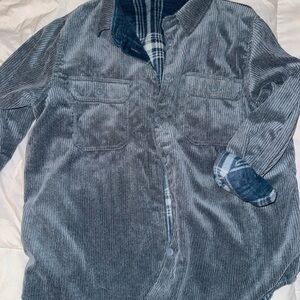 Love Tree Blue Plaid Shirt